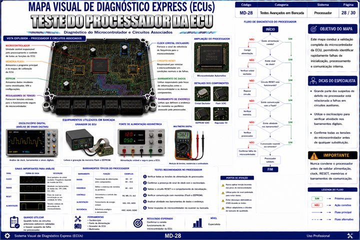 Mapa visual de diagnóstico MD-28