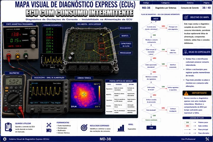 Mapa visual de diagnóstico MD-38